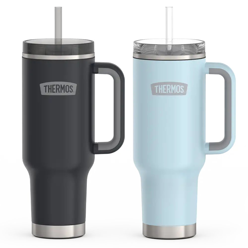 40oz Cup Holder Mug Bundle - Granite & Glacier