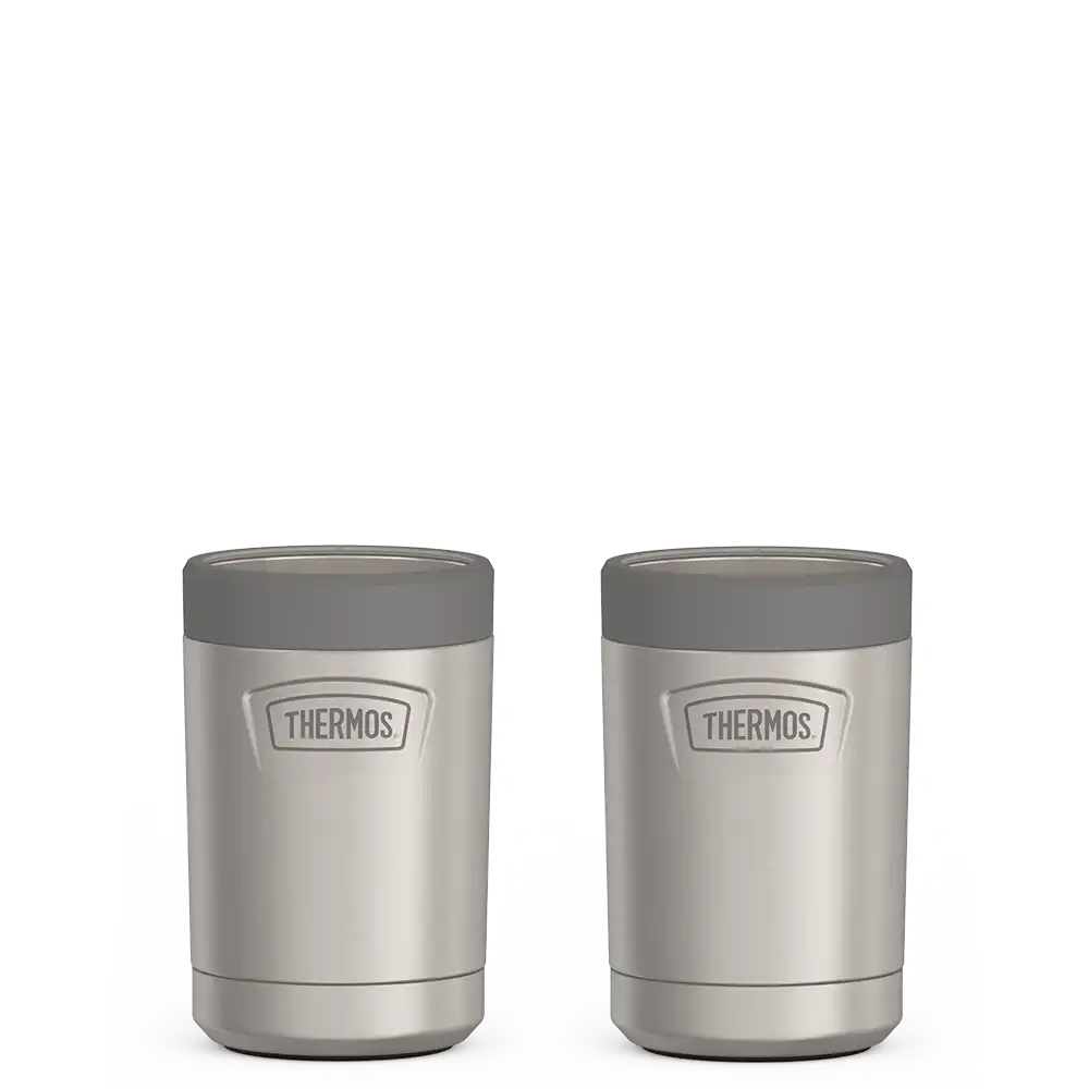 12oz Icon™ Can Insulator Bundle - Matte Stainless Steel