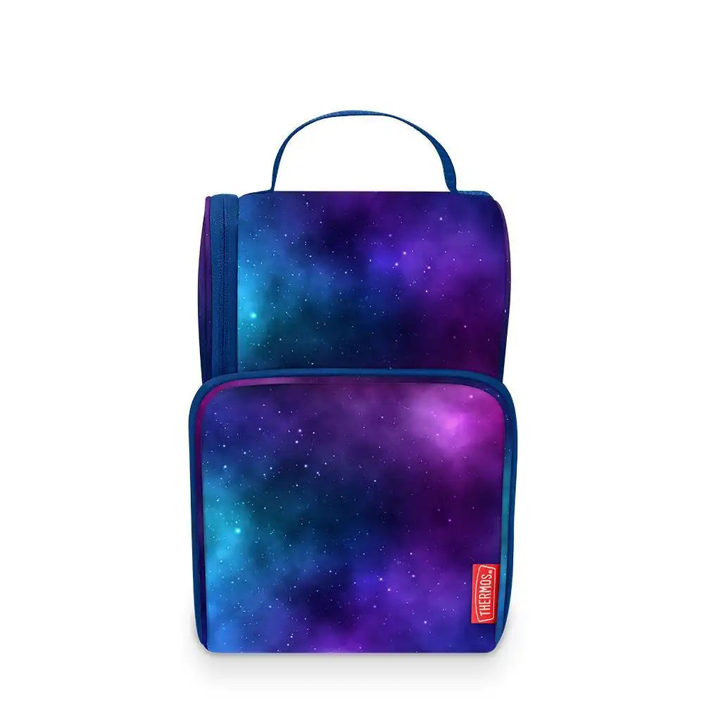 Tween Dual Lunch Box Galaxy Navy/purple