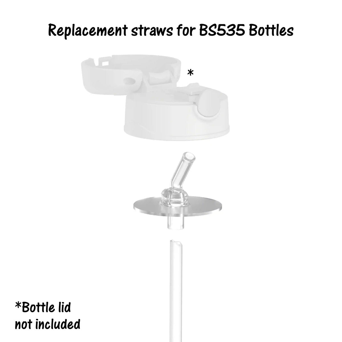 10oz Thermos® Kids Bottle Replacement Straws 2-Pack