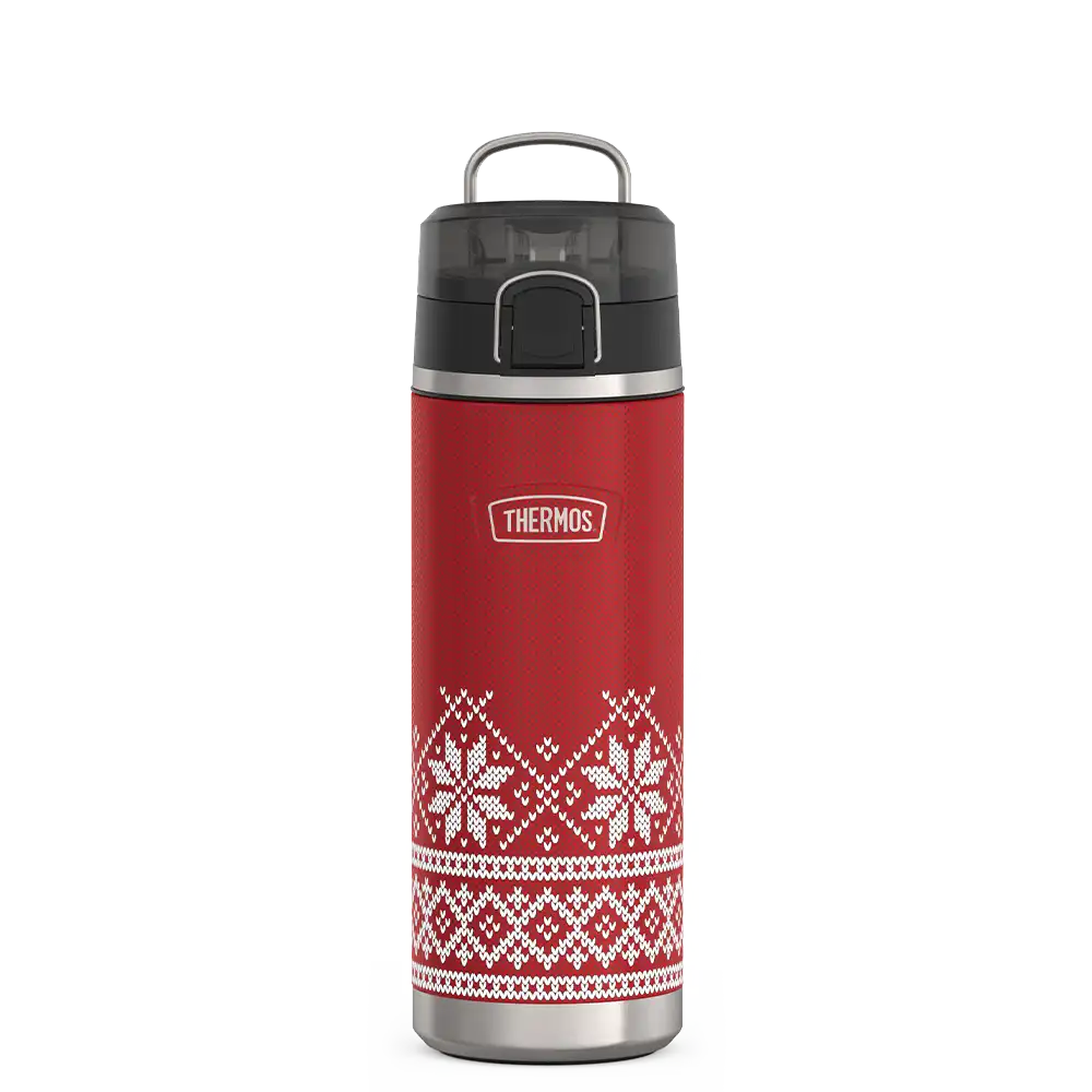 24oz Icon™ Water Bottle With Spout - Holiday Patterns